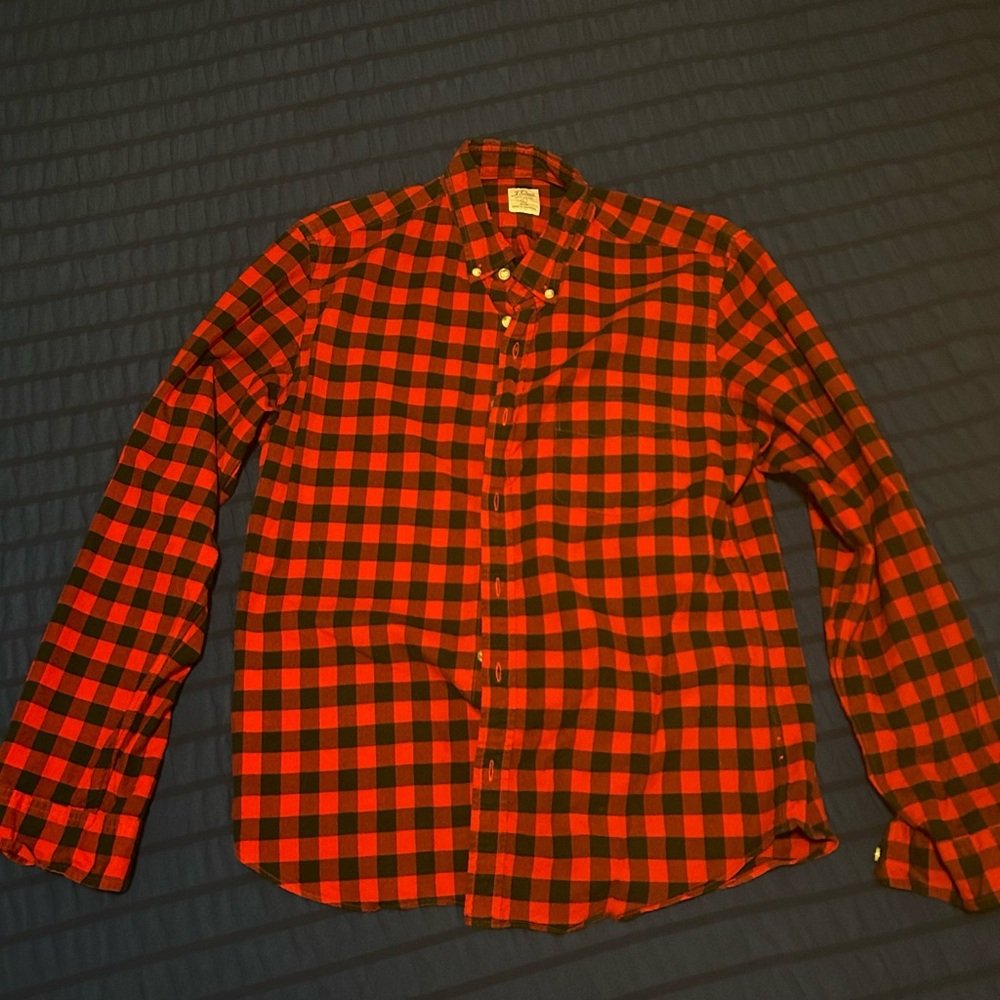 J Crew Buffalo Plaid Men's Shirt